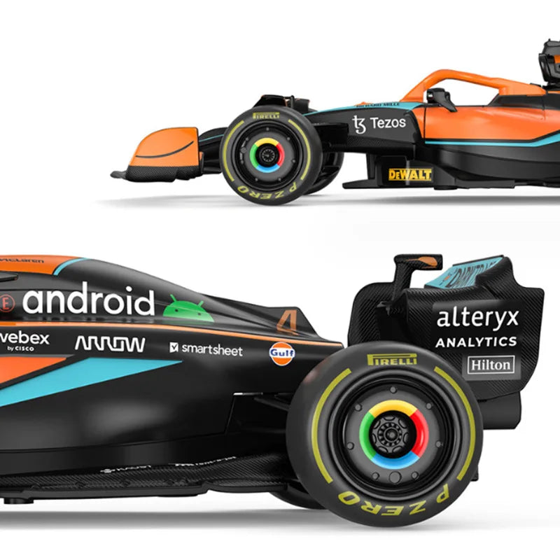 1:24 F1 MCL36 #4 Lando Norris Formula One Alloy Racing Car Model Formula One Diecast Metal Supercar Model Childrens Toy